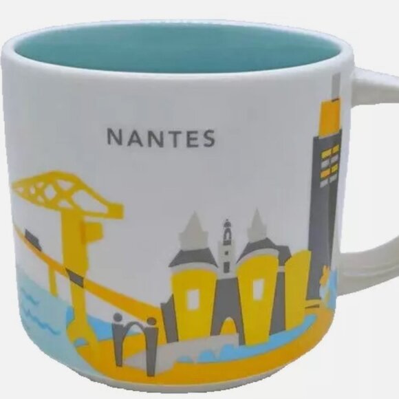 New in Box Starbucks Nantes France You are Here Series 14 oz Mug - Hard to Find - Picture 1 of 5
